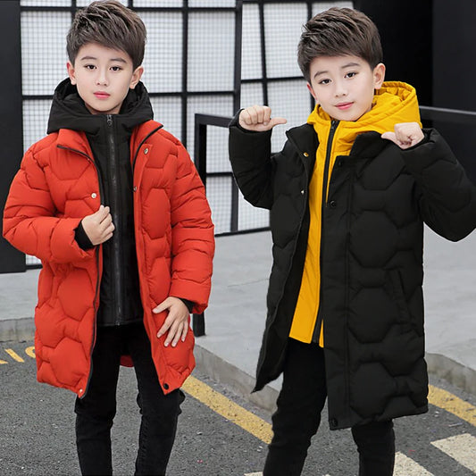 Boy's Hooded Winter Jacket