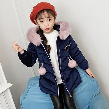 Girl's Hooded Winter Jacket