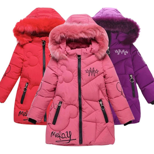 Girl's Hooded Winter Jacket