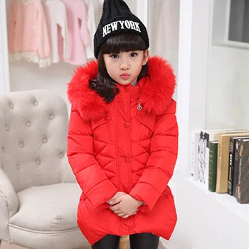 Girl's Hooded Winter Jacket