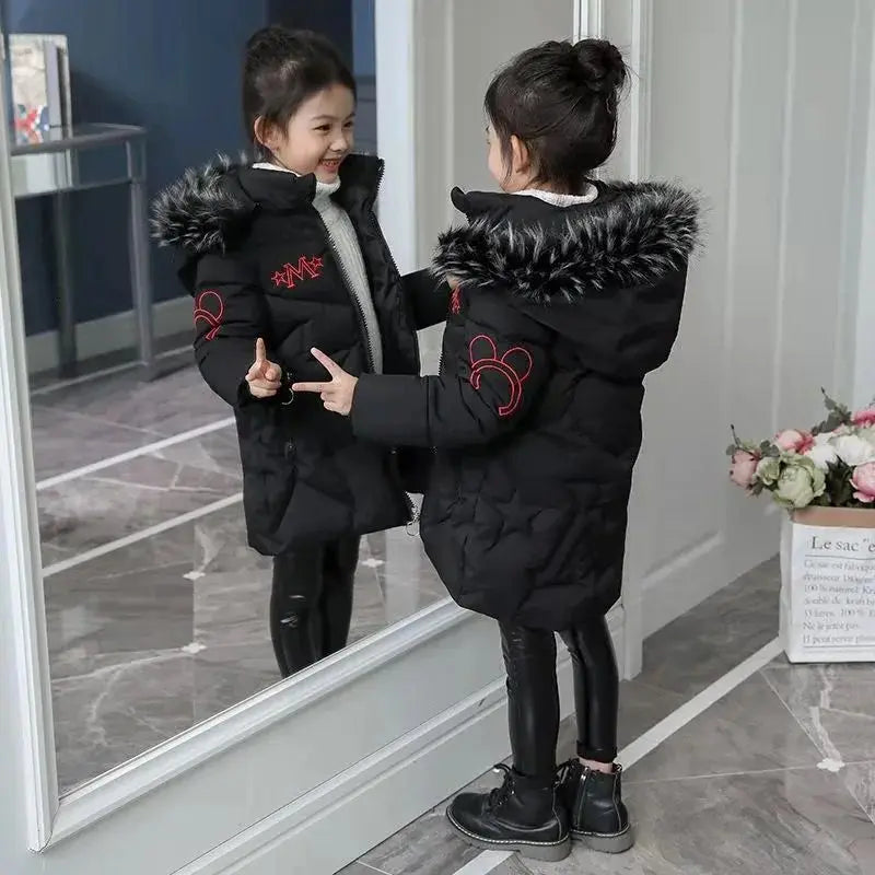 Girl's Hooded Winter Jacket