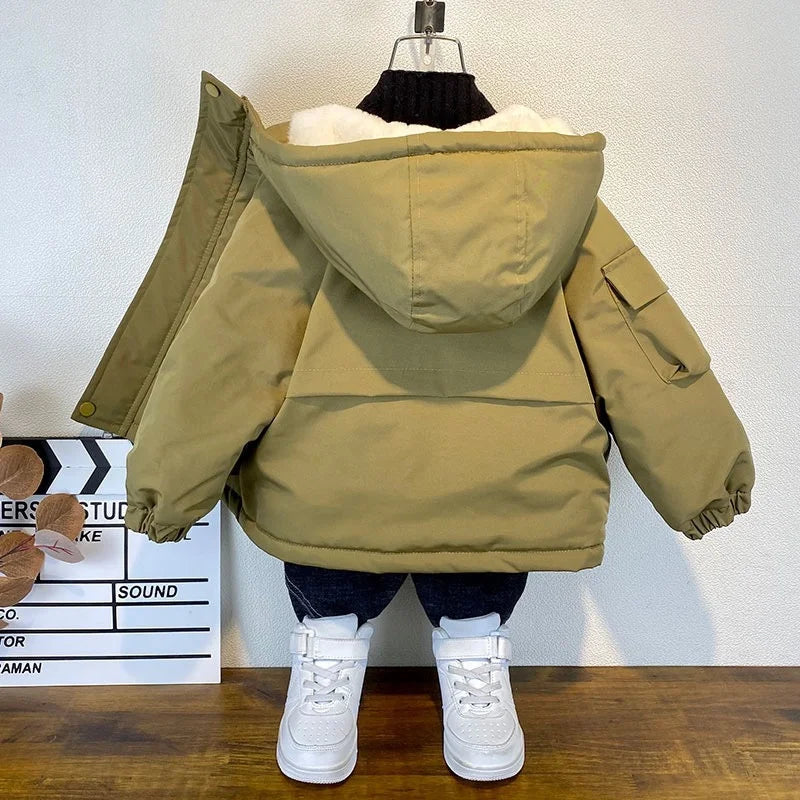 Boy's Lined Winter Jacket