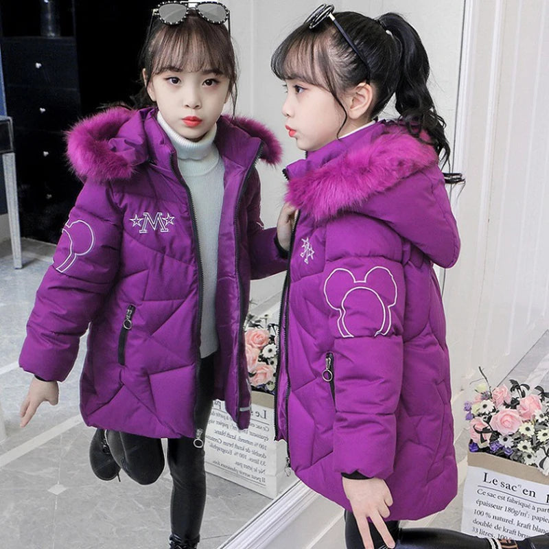 Girl's Hooded Winter Jacket