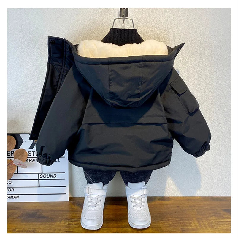 Boy's Lined Winter Jacket