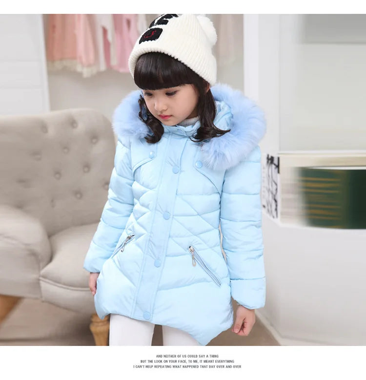 Girl's Hooded Winter Jacket