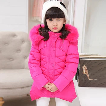 Girl's Hooded Winter Jacket