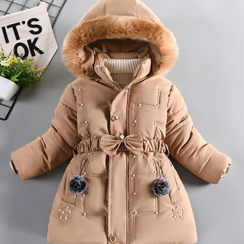 Girl's Hooded Winter Jacket