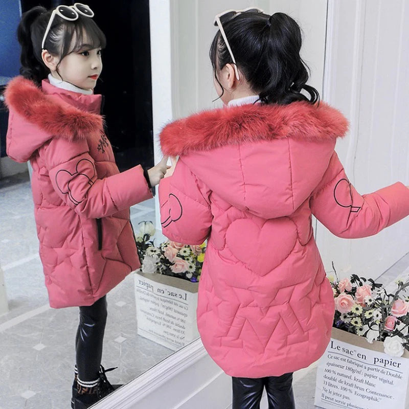 Girl's Hooded Winter Jacket