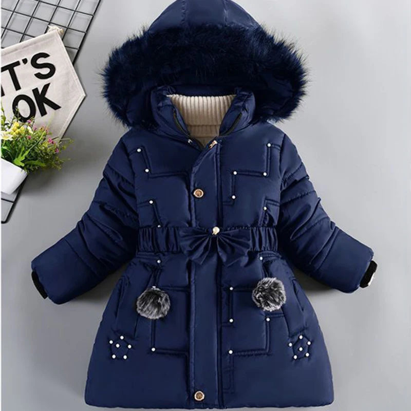 Girl's Hooded Winter Jacket