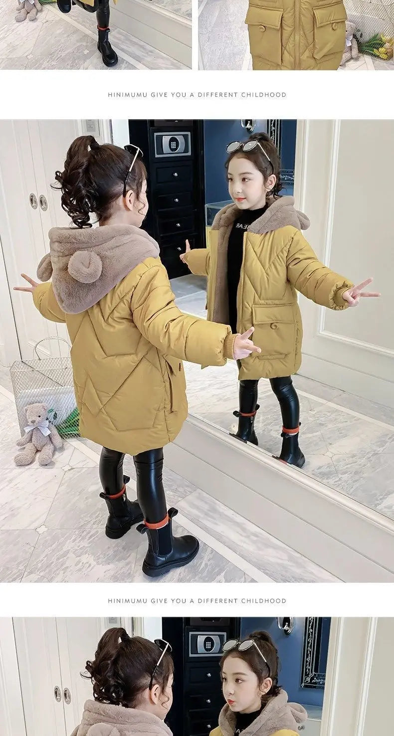 Girl's Hooded Winter Jacket