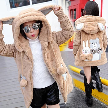 Girl's Hooded Winter Jacket