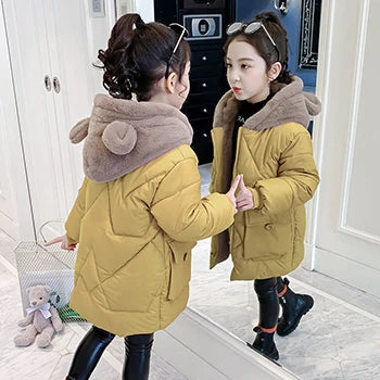 Girl's Hooded Winter Jacket