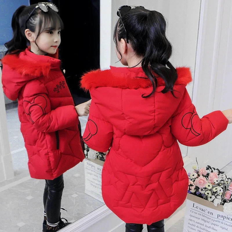 Girl's Hooded Winter Jacket