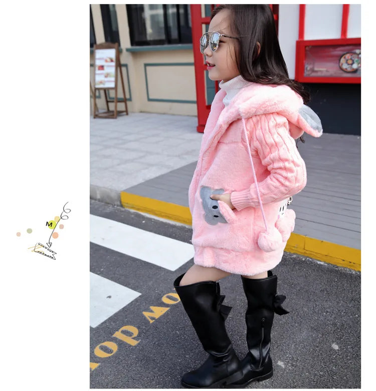 Girl's Hooded Winter Jacket