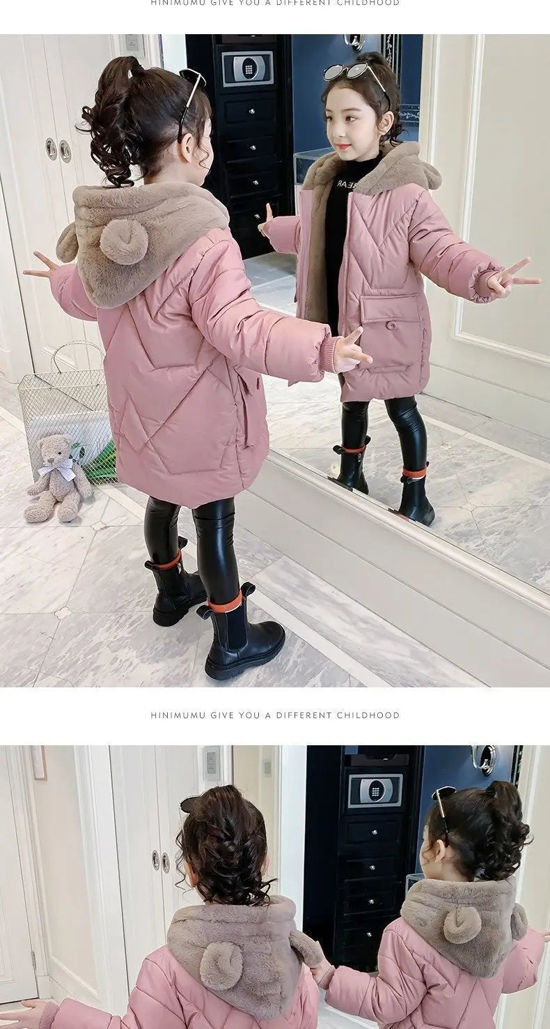 Girl's Hooded Winter Jacket